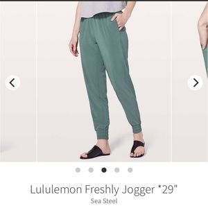 ISO Lululemon freshly jogger